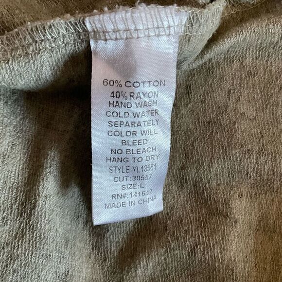 Ya Los Angeles Midi Dress Round Neck Sleeveless Grey Geo Embroidery Large - Picture 4 of 9